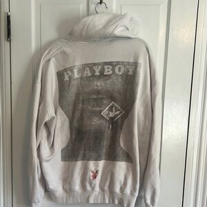 Missguided x Playboy White Hoodie 🐰🖤